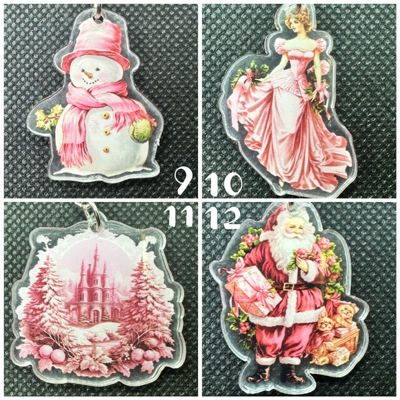 A Very Merry Pink Christmas KBK Keychains - Picture 3 of 8